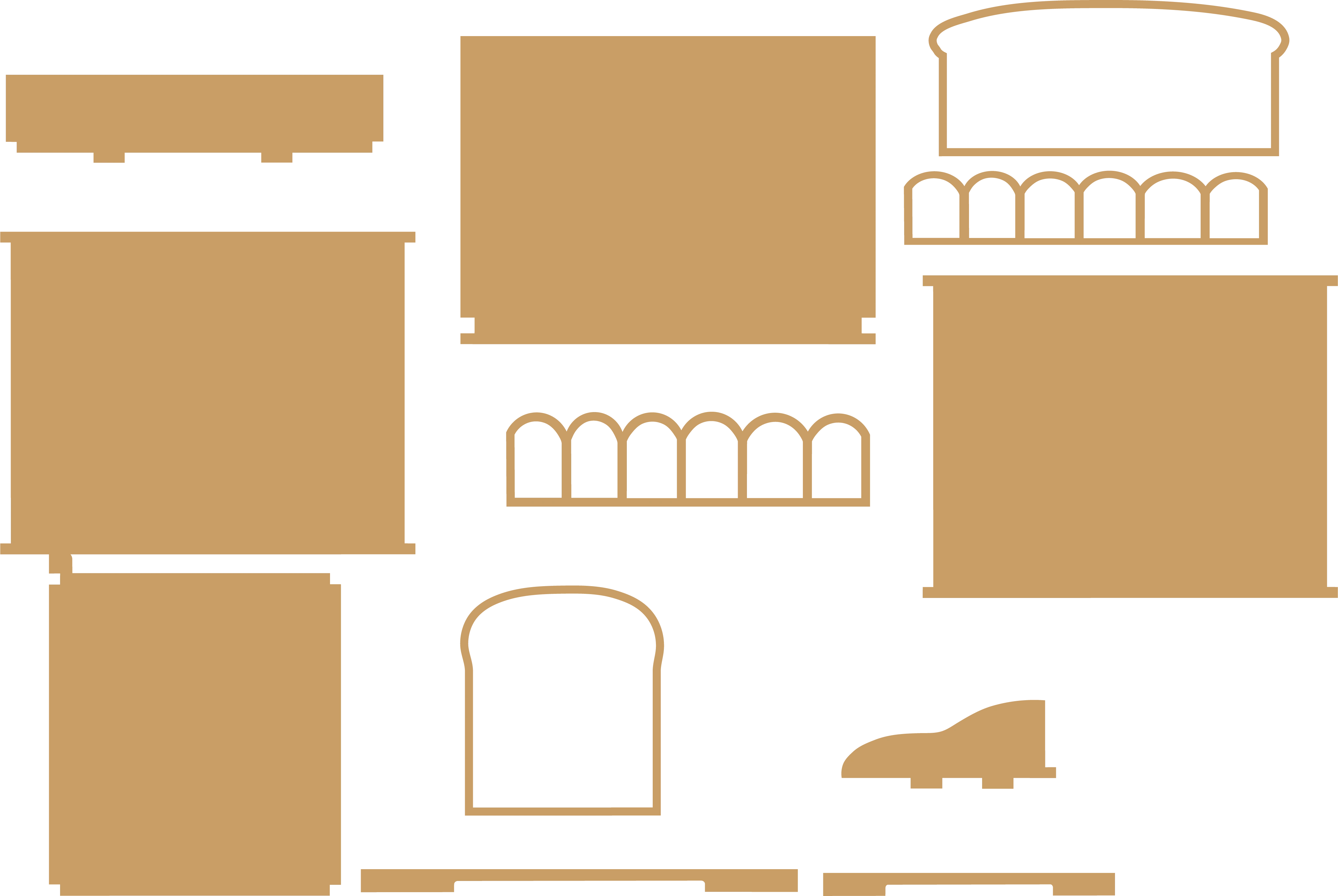 Arquivo vetorial aplicado em peca de MDF